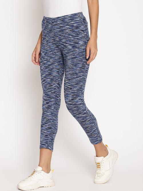 Wolfpack Dark Navy 3/4th Women Leggings