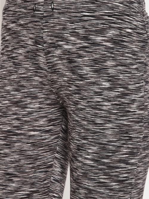 Wolfpack Grey 3/4th Women Leggings