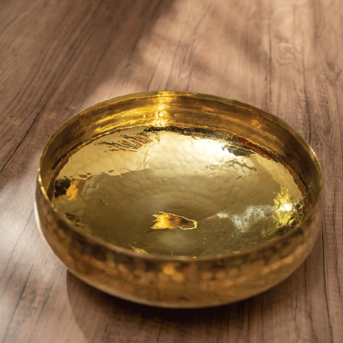 Brass Urli / Nacho Bowl – Handmade Brass Bowl for Snacks