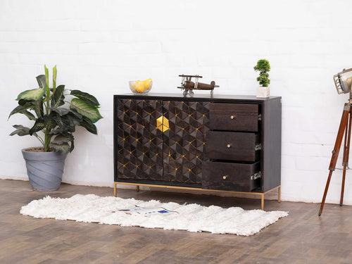 Duraster Diamond New Modern Mango Wood Sideboard