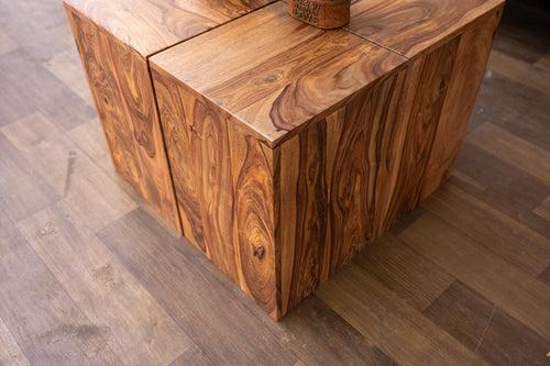 Duraster Hawkin Sheesham Wood Set of Coffee Table #4