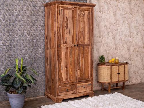 Duraster Hawkin Sheesham Wood Wardrobe #3