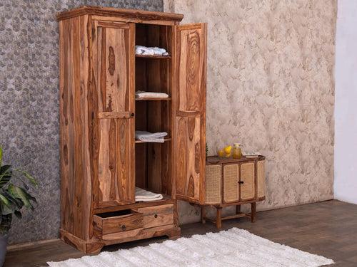 Duraster Hawkin Sheesham Wood Wardrobe #3