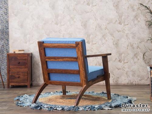 Duraster Ummed Modern Sheesham Wood Lounge Chair #6