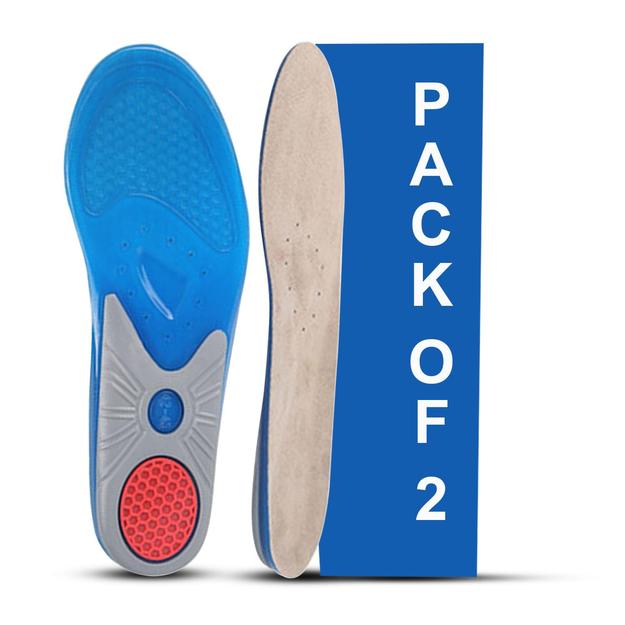 Dr Foot | Insole for Shoes Men | Arch Support for Flat Feet | Flat Feet Arch Support Insole | Shoe Insole | Gel Insoles for Men | Heavy Duty Support Insole|Shock Absorption|Orthotics|Medium-Pack Of 2