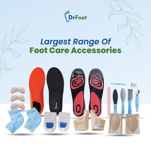 Dr Foot | Insole for Shoes Men | Arch Support for Flat Feet | Shoe Insole for Women | Flat Feet Arch Support Insole | Gel Insoles for Men | Work Insoles | All Day Comfort | Small |1 Pair-Pack Of 2