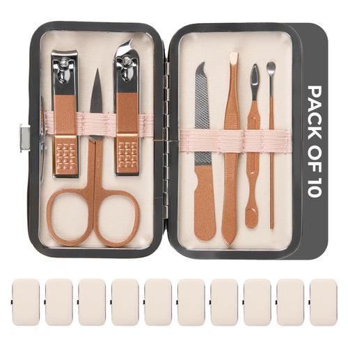 Dr Foot Pedicure Kit for Women for Foot | Manicure Pedicure Kit Products | Manicure Kit for Women | Pedicure Tools for Feet | Nail Cutter Kit | Pedicure Set | Mani Pedi Kit | 7 in 1 | Pack of 10