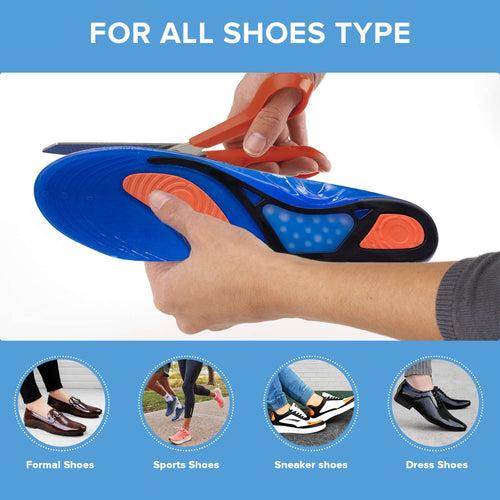 Dr Foot Orthotics for Knee Pain Insoles| Heel Support, Stabilization and Foot Position Correction| Reduce Discomfort and Improve Support for Aching Knees | For Men & Women - 1 Pair - (Small Size)