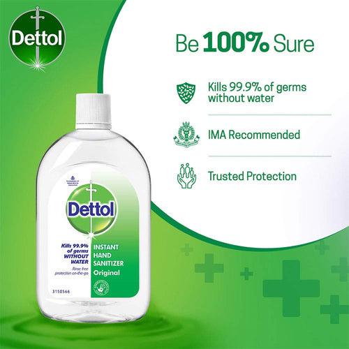 Dettol alcohol based Instant Hand Sanitizer - 500ml refill bottle