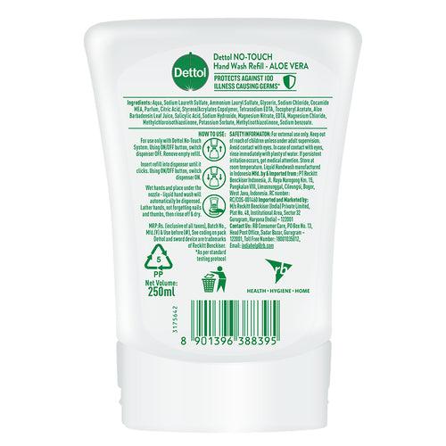 Dettol No Touch Handwash Device Aloe Vera Refill, 250ml