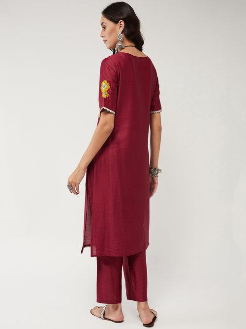 Fusion Embroidered Kurta