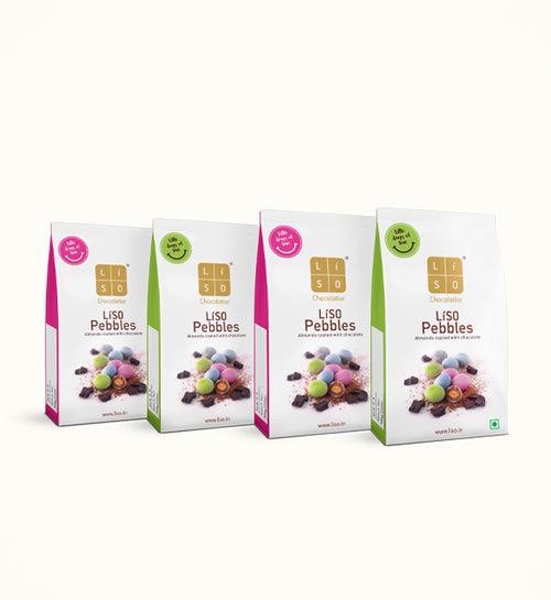 Liso Pebble Pack of 4