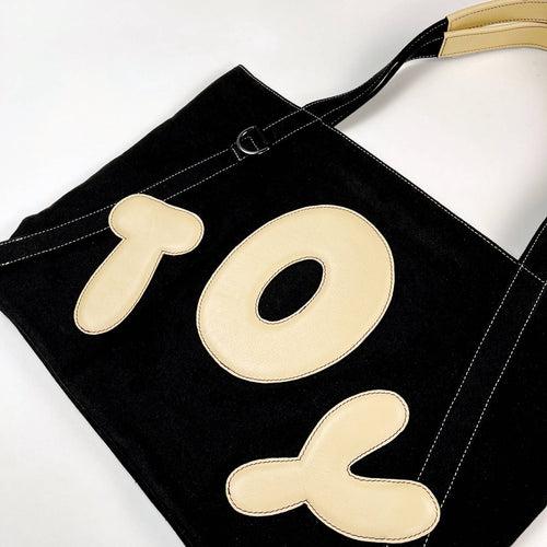 TOY Leather Canvas - Tote Bag
