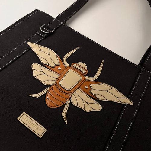 Cicada 2.0 Leather Canvas - Tote Bag