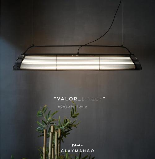 Valor Linear - Industrial Pendant lamp for Home, restaurants and offices.