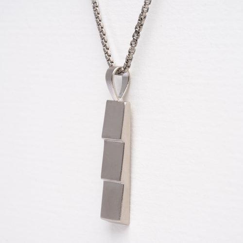 Level Pendant - Satin Silver