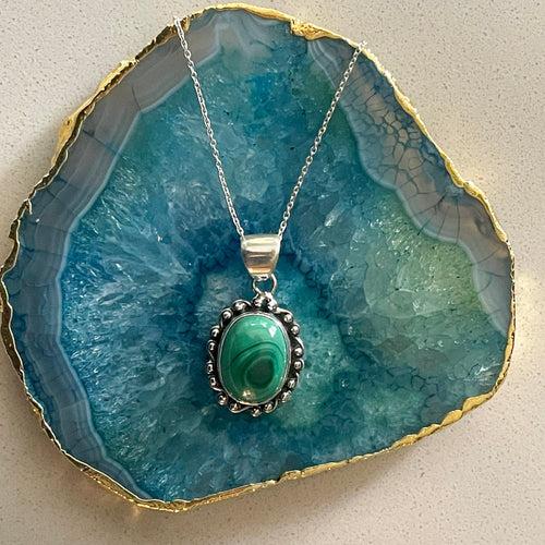 Classy Malachite Pendant