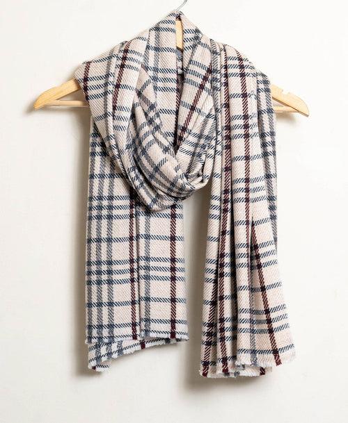 Retro Checks Patterned Super Soft Woolen Muffler