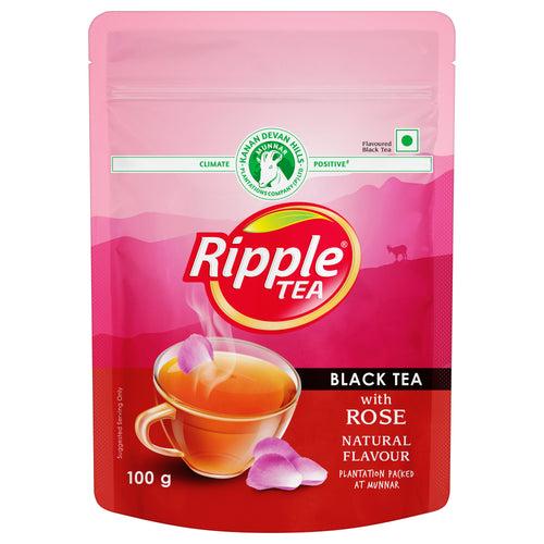Black Tea with Natural Rose - 100 g