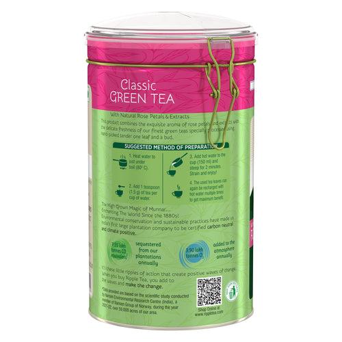 Classic Green Tea With Natural Rose Petals and Extracts - 100 g