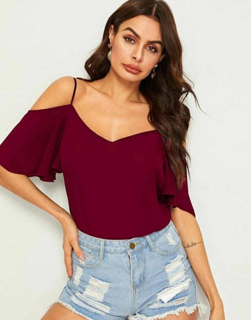 Stylish Cynthia Butterfly Sleeves Boho Top