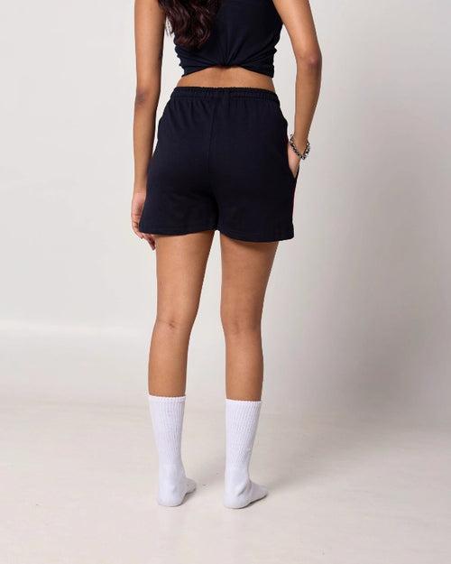 Black Gossip Shorts