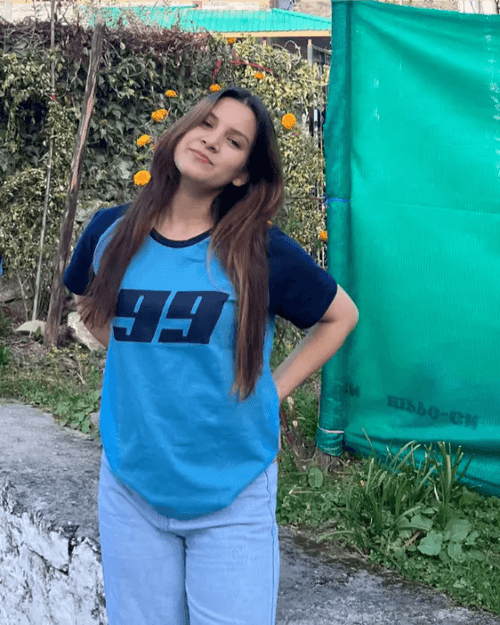 99 Raglan T-Shirt Blue