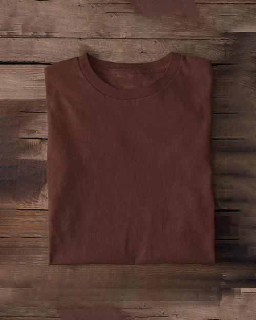 Brown Plain T-Shirt