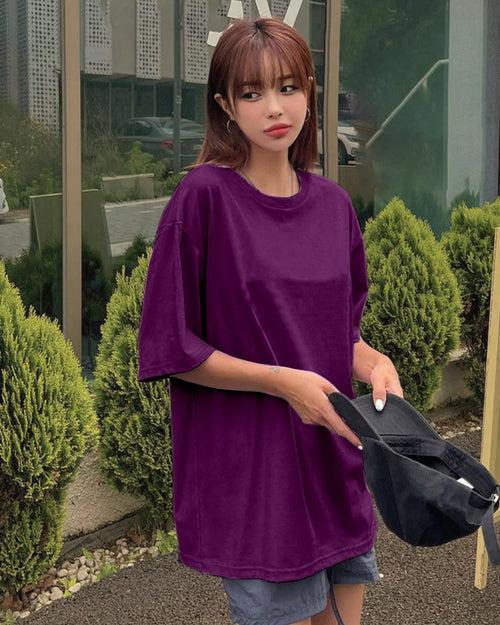 Mulberry Plain Oversized T-Shirt