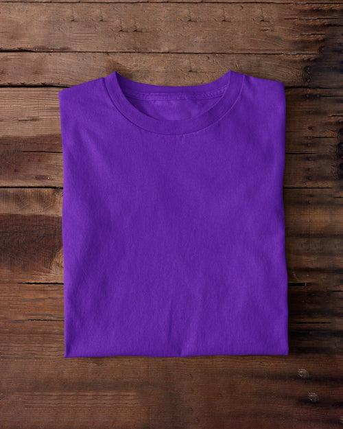 Solid Pack of 6 : Half Sleeve Plain T-shirts