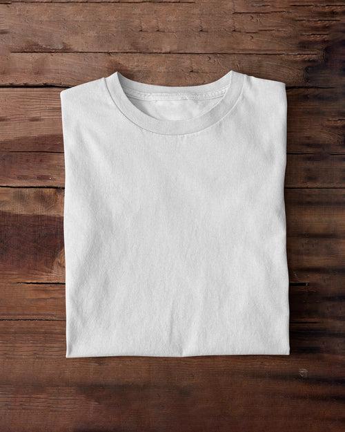 Solid Pack of 6 : Half Sleeve Plain T-shirts