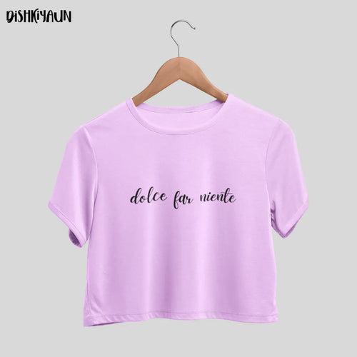 Dolce Far Niente Crop Top