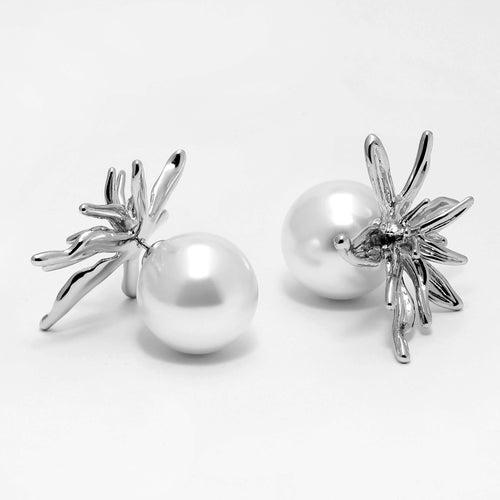 Pearl Reversible Stud Earrings