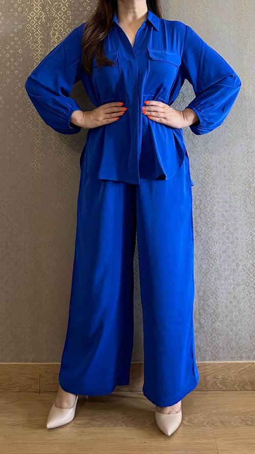 Royal Blue Travel Co-ord Set