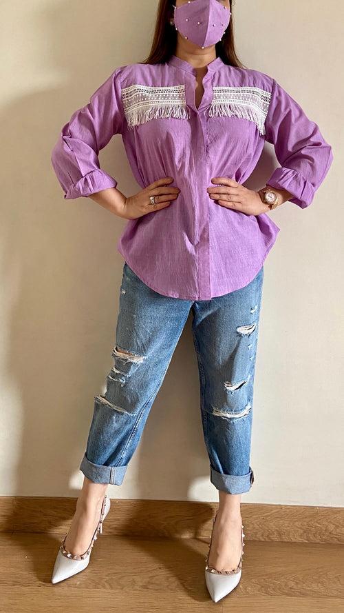 The Maya Purple Shirt