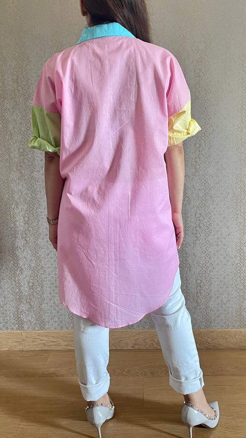 Colour Play Oversized Shirt