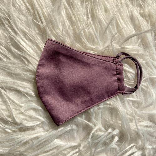 Satin Silk Mask (Glistening Mauve)