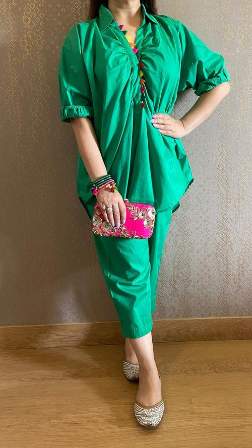 Emerald Green Festive Co-ord Set