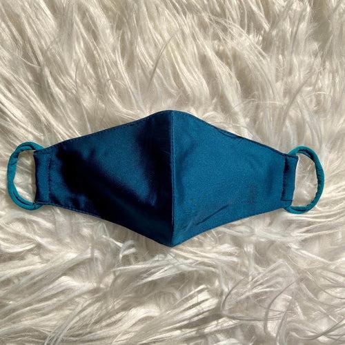 Satin Silk Mask (Azure Teal)