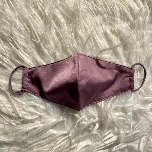 Satin Silk Mask (Glistening Mauve)