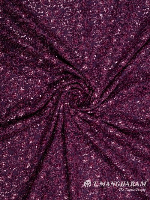 Purple Fancy Net Fabric - EC8562