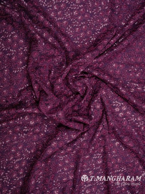 Purple Fancy Net Fabric - EC8562