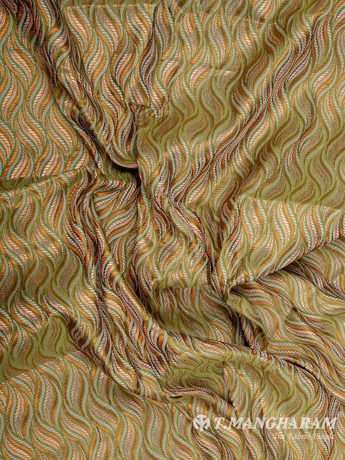 Multicolor Semi Banaras Fabric - EB6698