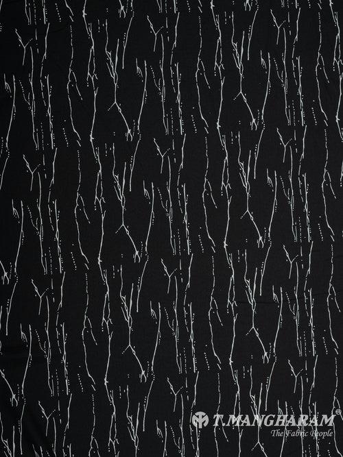 Black Crepe Fabric - EB6887