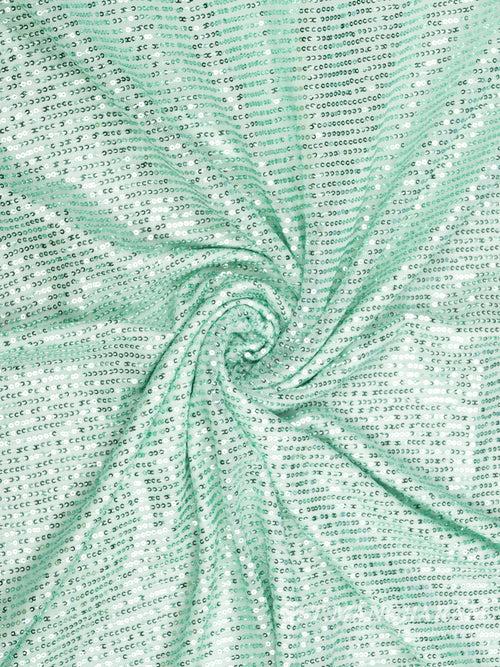 Green Fancy Net Fabric - EC8585