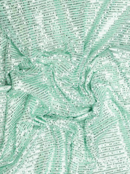 Green Fancy Net Fabric - EC8585