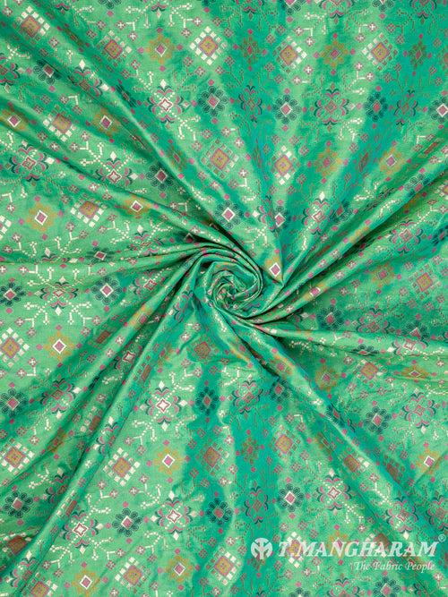 Green Banaras Fabric - EB6589