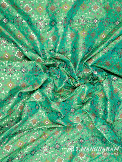 Green Banaras Fabric - EB6589