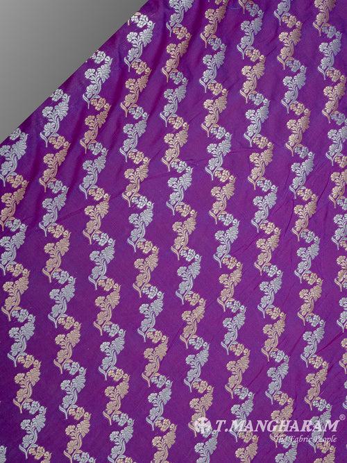 Purple Banaras Fabric - EB6578
