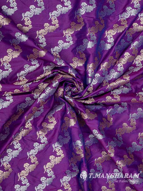 Purple Banaras Fabric - EB6578